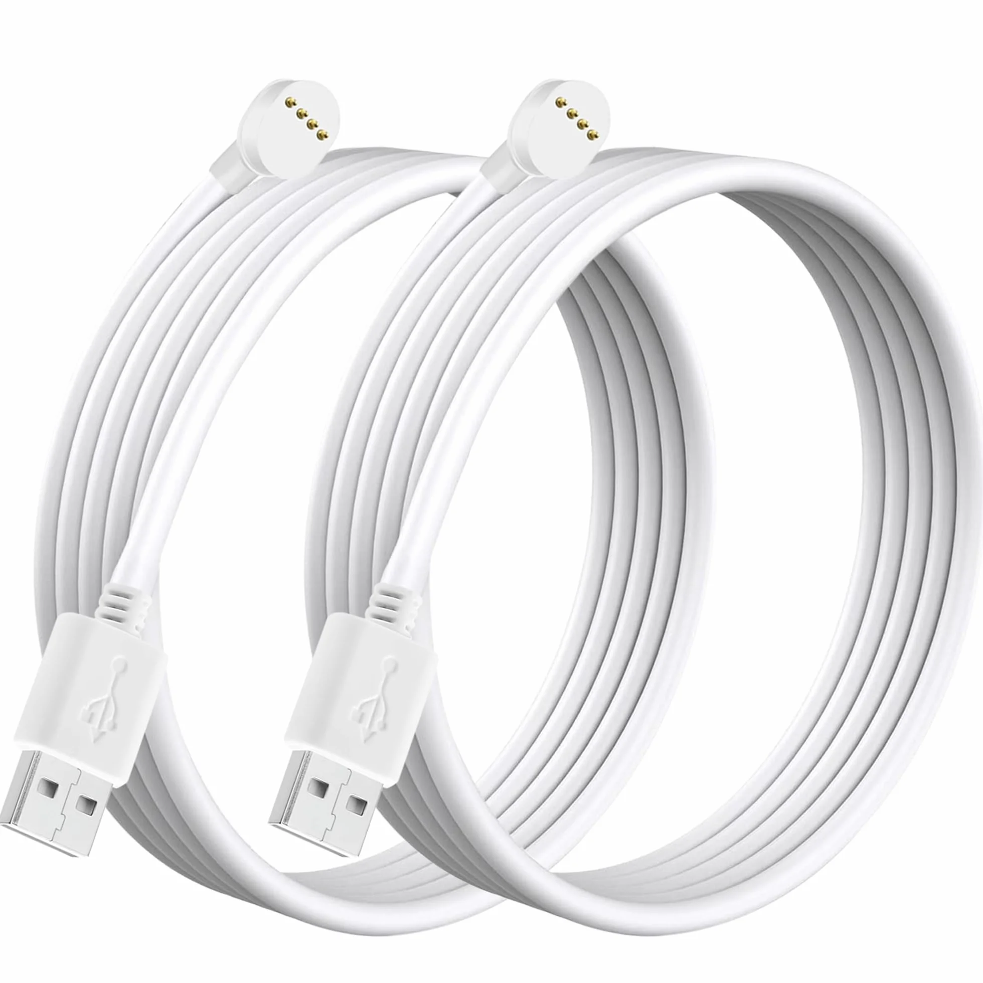 Kabel Ładowania USB Lonnky Kompatybilny z Google Nest Cam (Wersja Bateria), Wytrzymały Design z Czterema Rdzeniami, Przedłużany Kabel Ładowania dla Niezawodnego Zasilania - 6 Metrów