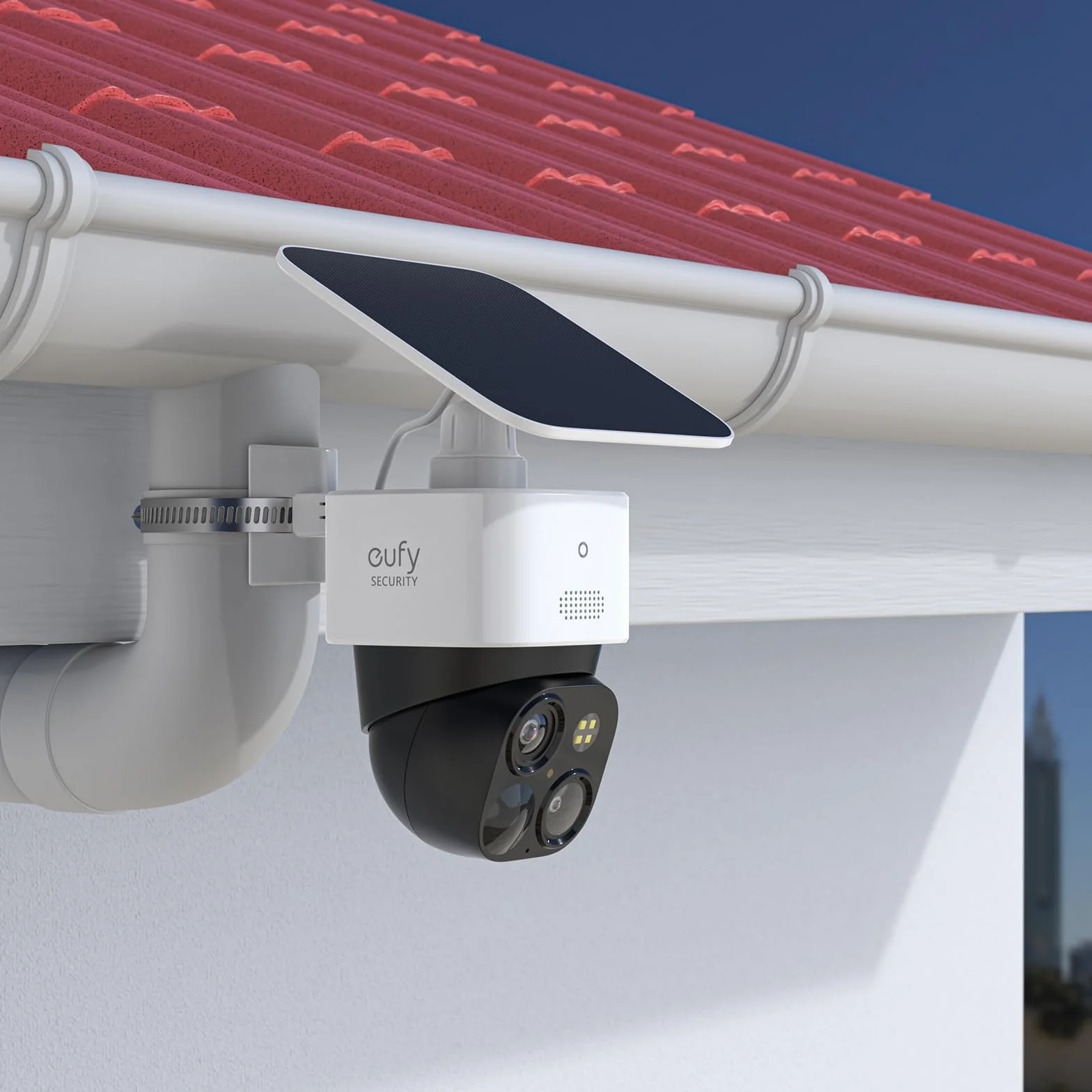 HOLACA Uchwyt do masztu Kompatybilny z eufy Security SoloCam S340/E30/E42, Uchwyt do masztu
