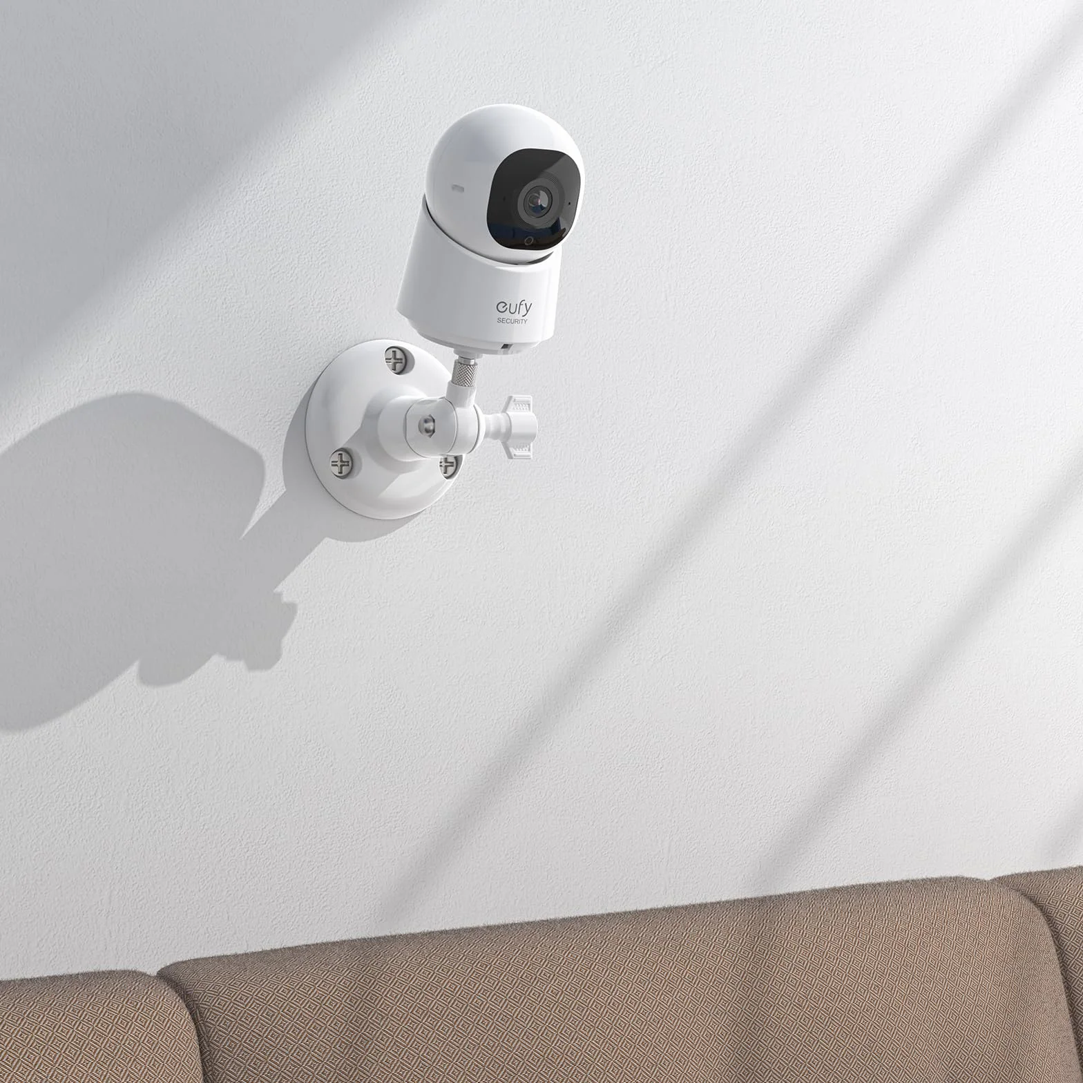 HOLACA Uchwyt ścienny kompatybilny z eufy Security Indoor Cam C210/C220/E30 (kamera nie wchodzi w zakres dostawy), uchwyt ścienny