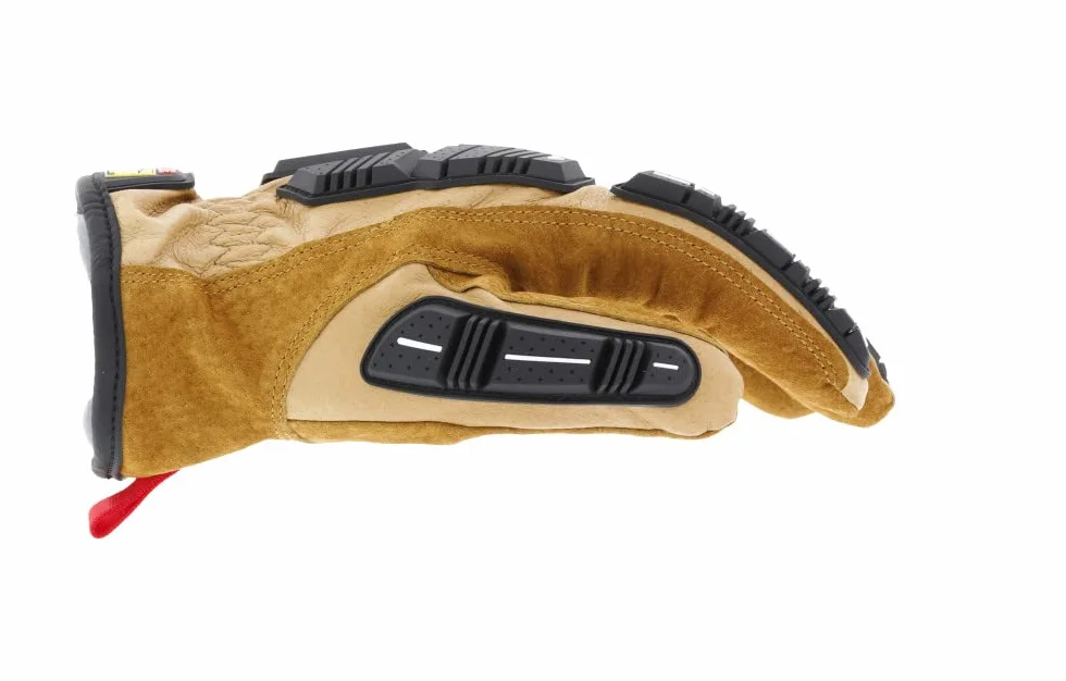 Mechanix Wear: Durahide M-Pact Driver F9-360 skórzane rękawice robocze: dookoła A9 odporność na przecięcie, odporność na ścieranie, ochrona przed uderzeniami (XL, brązowe)