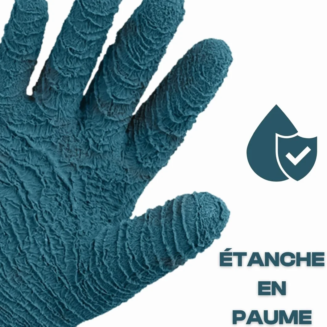 Rostaing PROTECT-IT09 Gants Jardinage des Rosiers et Petits Épineux Nieperméable Latex Épais Taille 09 rękawiczki, Vert Bleu, 9