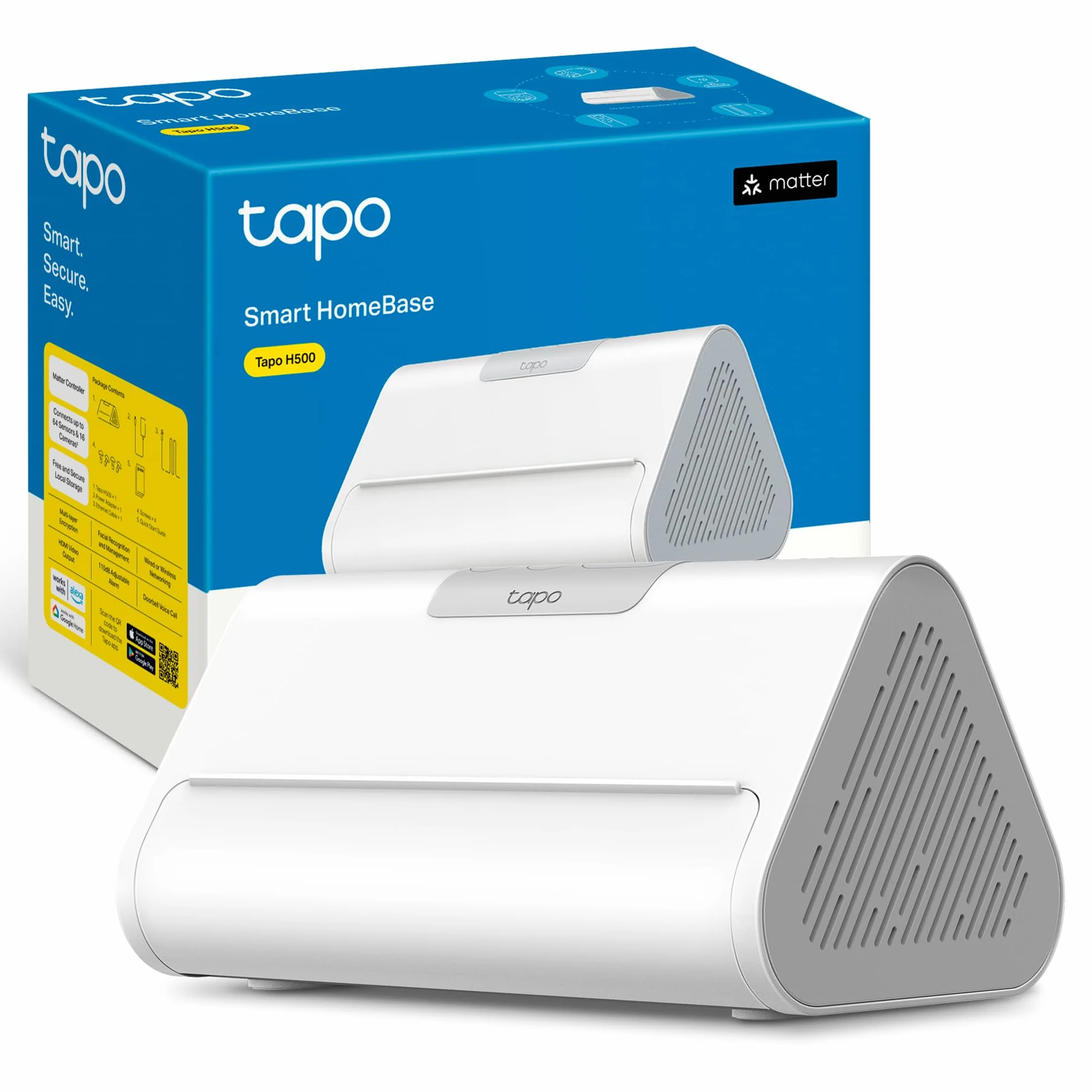 TP-Link Tapo H500 – Inteligentna centrala do urządzeń Tapo, obsługa Sub-GHz i 2.4GHz, lokalne i chmurowe sterowanie, automatyzacje – idealna do bezpiecznego smart domu