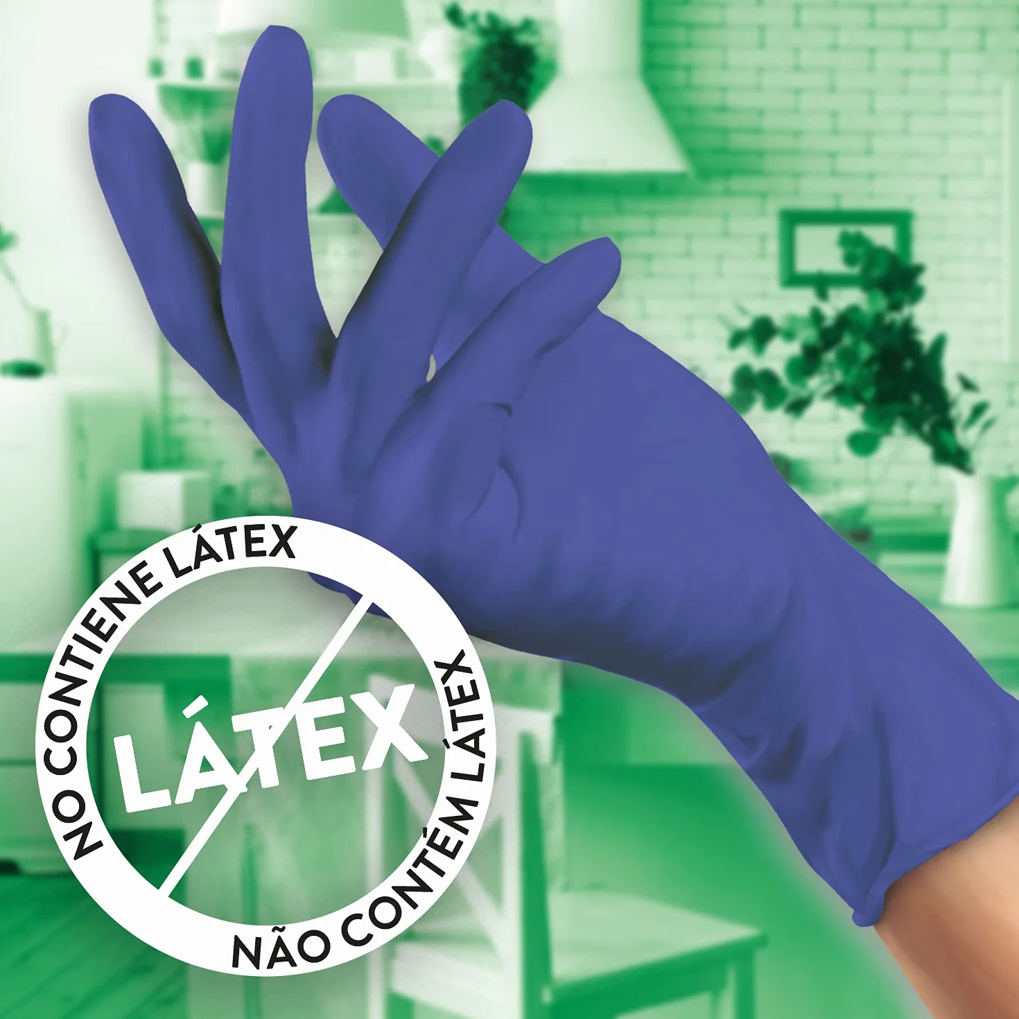 Bayeco - Disposable Nitrile Gloves - Blue - Environmentally Friendly - Rolled Edge - Textured Fingers for Better Grip - Pack of 100 - Dispenser Pack - Size M