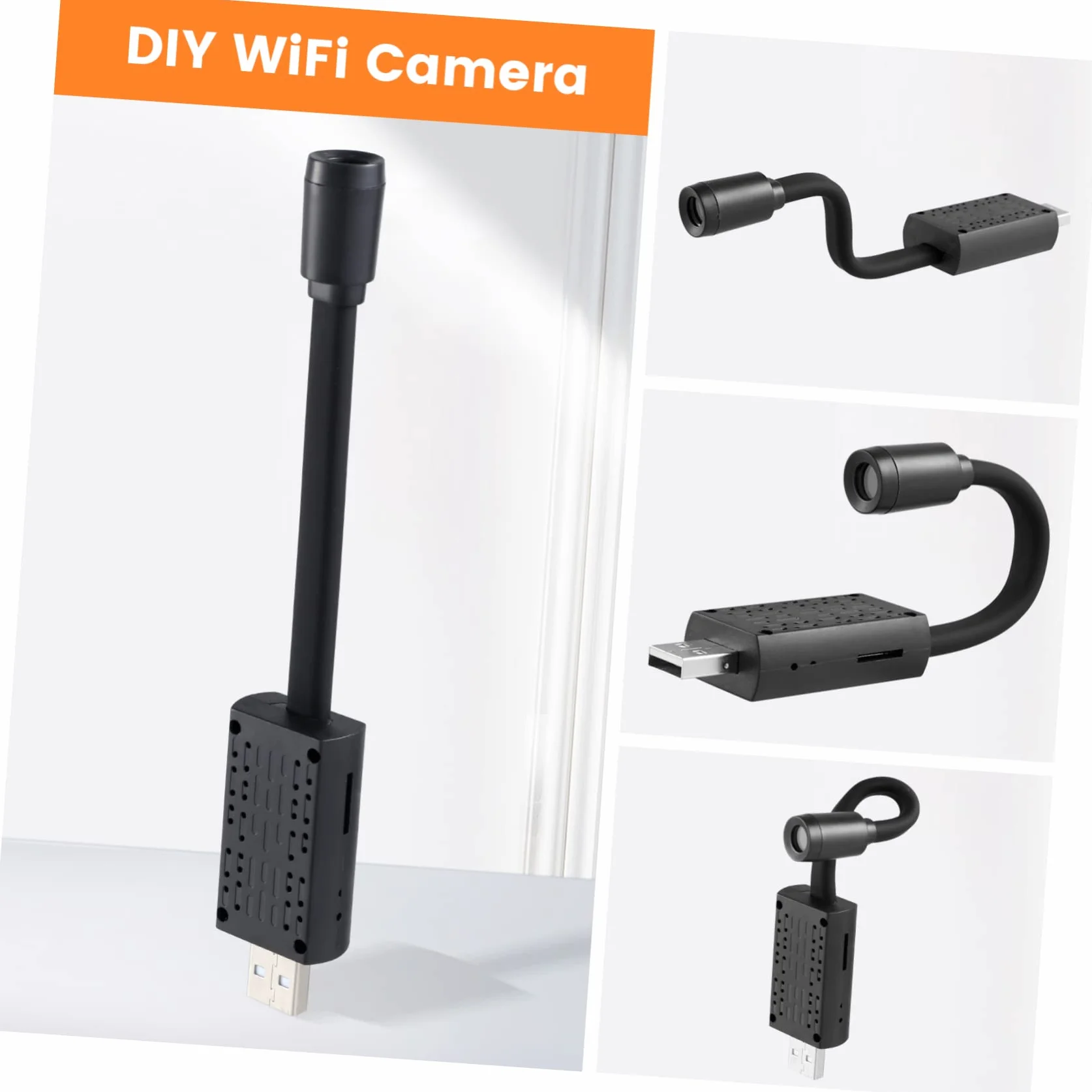 Kamera Bezpieczeństwa z Nocnym Wizorem i Zdalnym Monitorowaniem Inteligentna Kamera Do Domu z Szerokim Kątem Widzenia Zasilana Usb Kamery Do Użytku Wewnętrznego