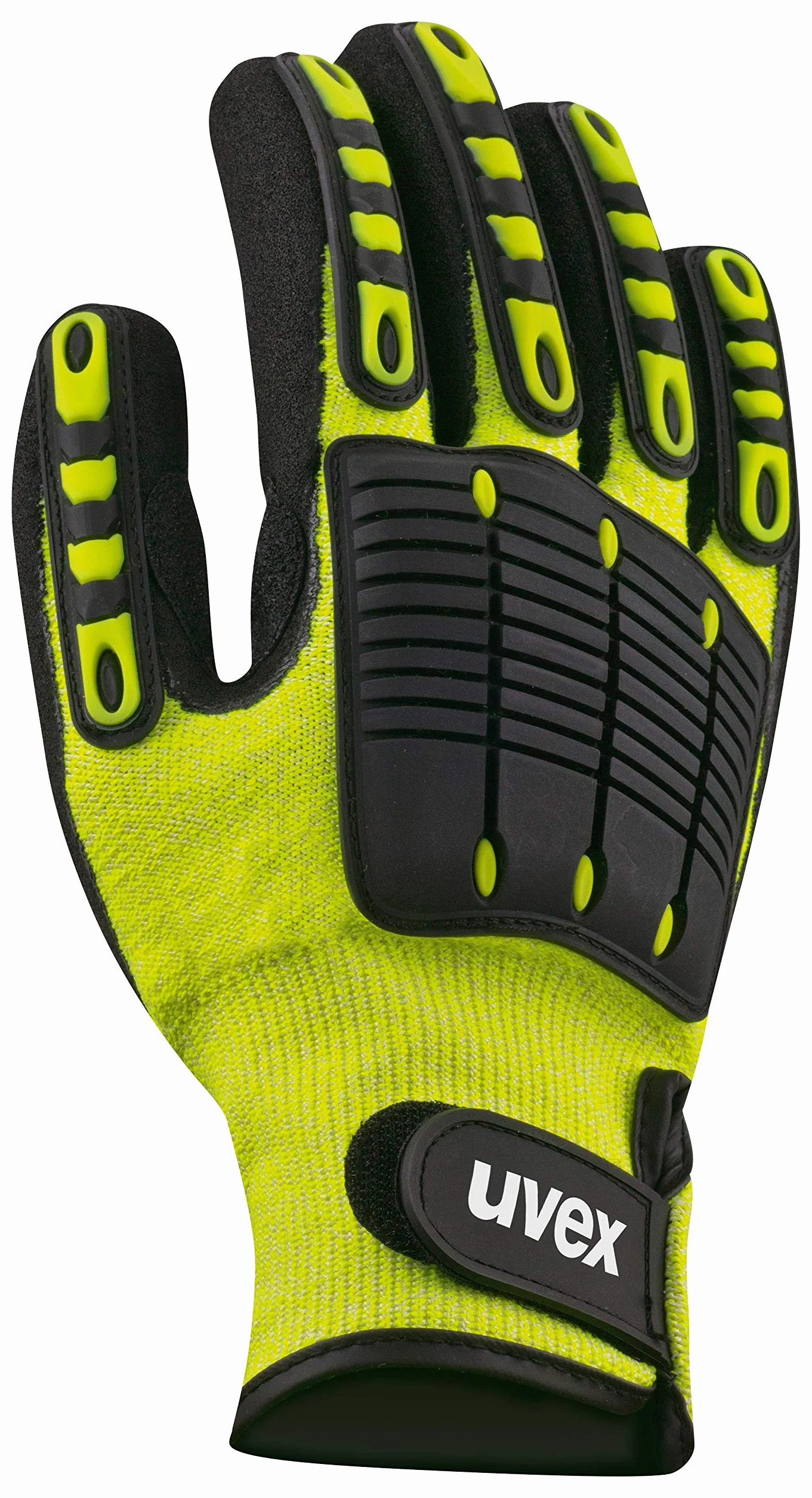 Uvex Synexo Impact 1 Rękawice chroniące przed przecięciem - żółto-czarne - Rozmiar 09 (L)