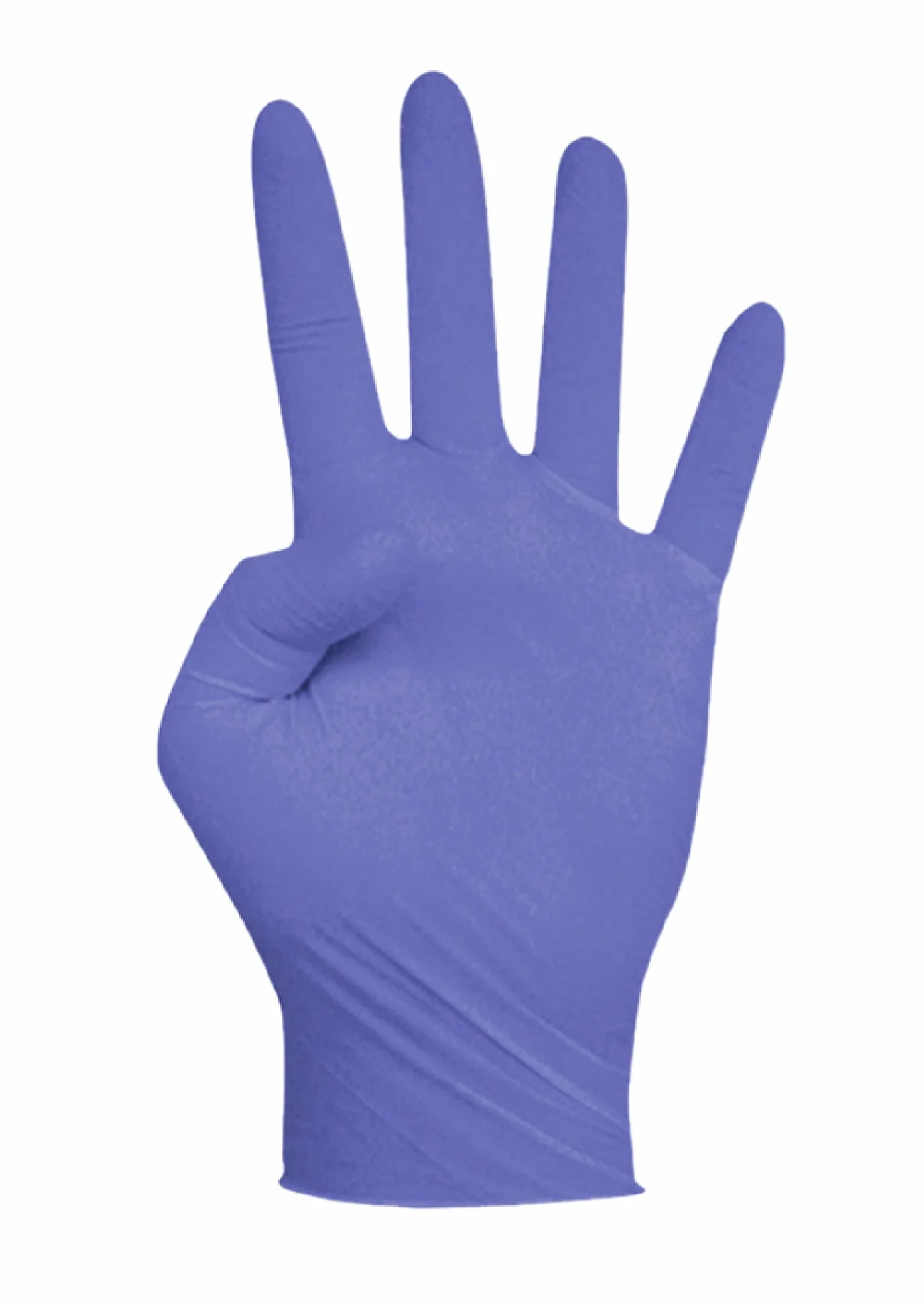 Bayeco - Disposable Nitrile Gloves - Blue - Environmentally Friendly - Rolled Edge - Textured Fingers for Better Grip - Pack of 100 - Dispenser Pack - Size M