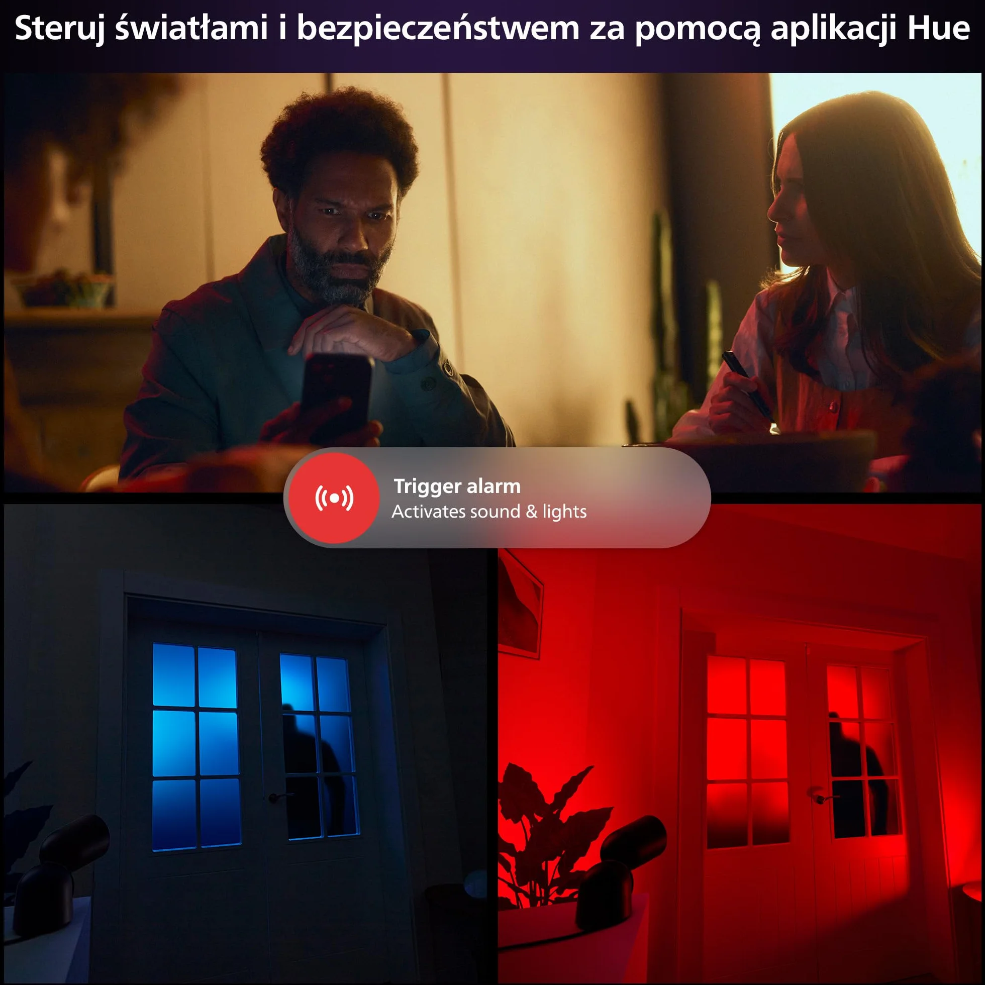 Philips Hue Secure Kabel antyupadkowy