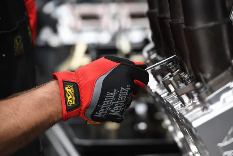 Mechanix Wear Rękawice robocze FastFit (duże, czerwone)