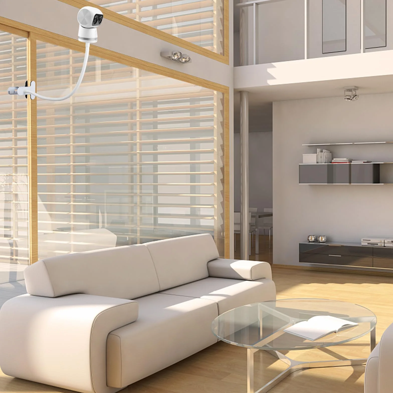 HOLACA Uchwyt na kamerę do eufy Security Indoor Cam S350 (nakładany stojak)