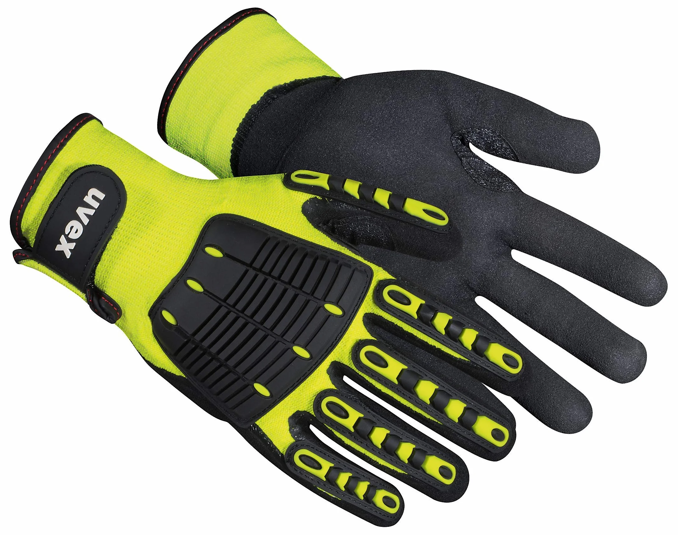 Uvex Synexo Impact 1 Rękawice chroniące przed przecięciem - żółto-czarne - Rozmiar 09 (L)