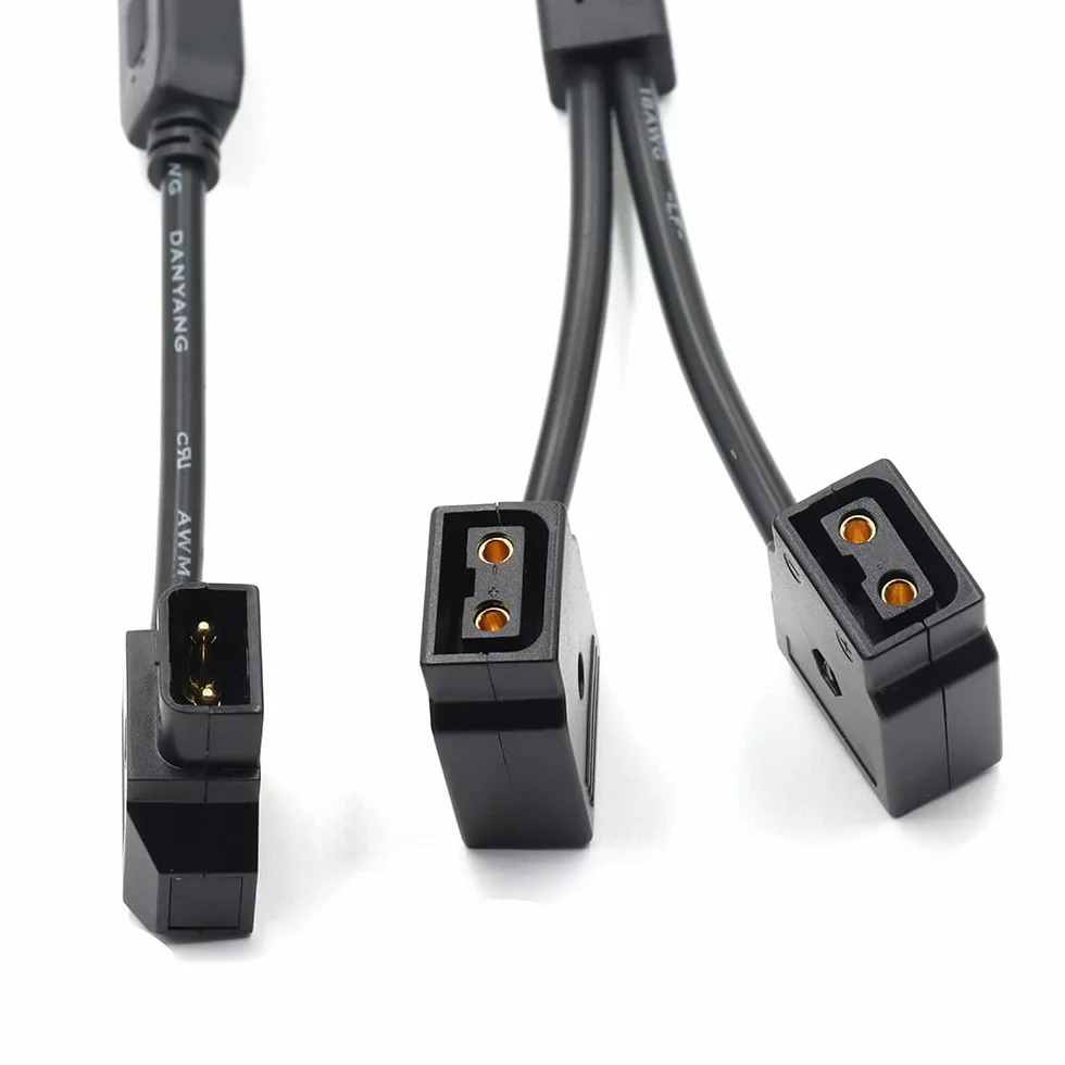 Dtap kabel Y, wtyczka Dtap na podwójne gniazdo przedłużający, kabel przedłużający, kabel D-Tap do P-Tap Splitter kabel do akumulatora Anton V-Mount BMPCC4K