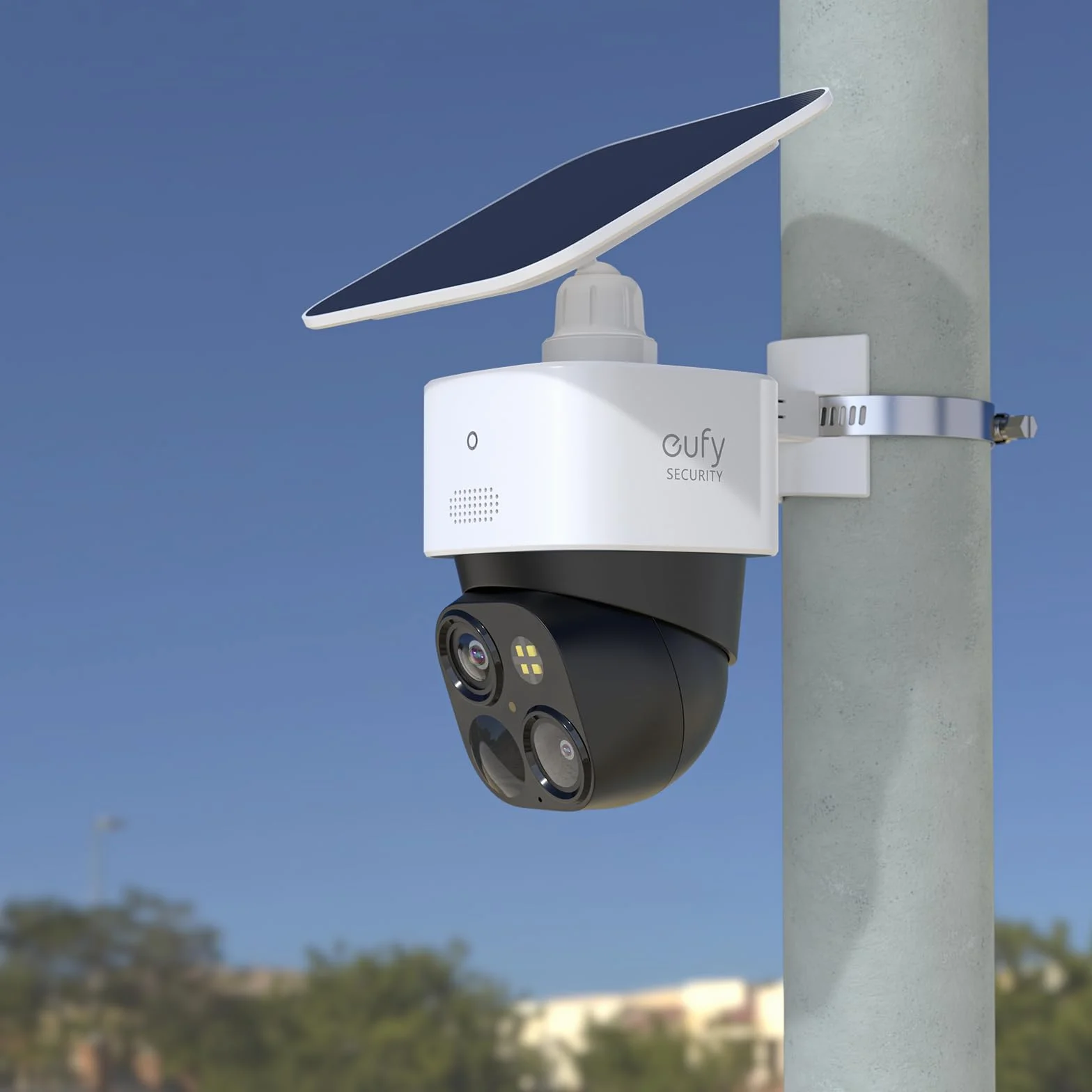 HOLACA Uchwyt do masztu Kompatybilny z eufy Security SoloCam S340/E30/E42, Uchwyt do masztu