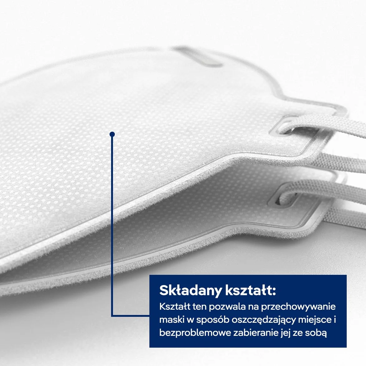 Dräger X-plore 1730 FFP3 maska NR D, ochrona ust, maska przeciwpyłowa, ochrona dróg oddechowych, maska FFP3, rozmiar uniwersalny, 3 sztuki w opakowaniu