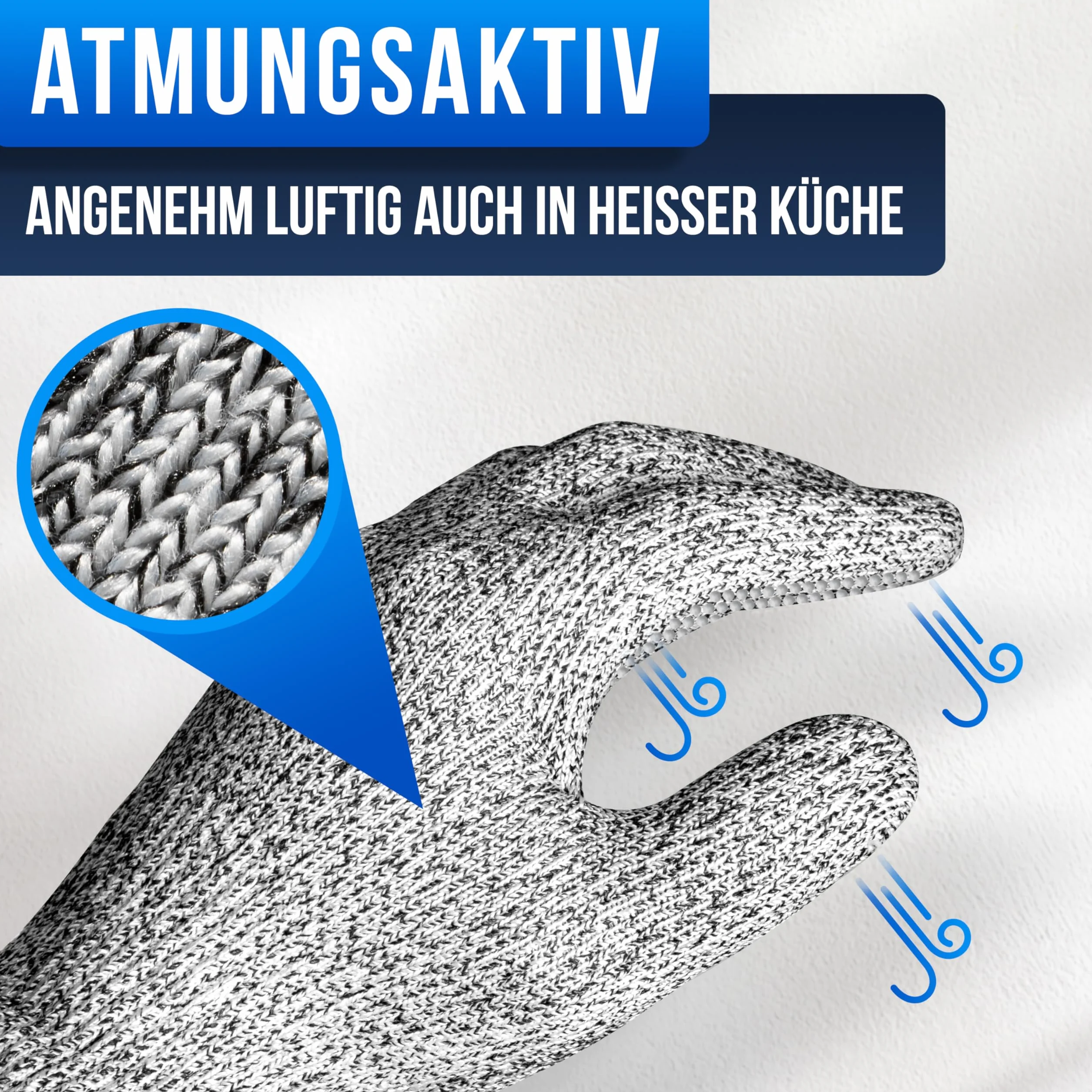 LauterSchutz rękawice ochronne klasy premium z wypustkami – rozmiary dla dzieci i dorosłych – włókno krzyżowe PE – wysoki komfort i rozciągliwy materiał – ochrona przed przecięciem klasa C (rozmiar S