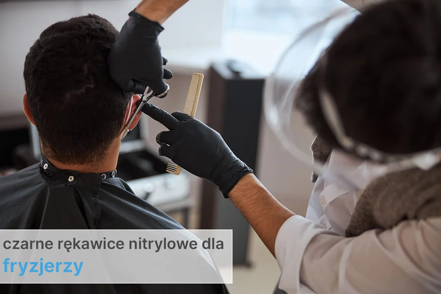 ARNOMED jednorazowe czarne rękawiczki, rozm. L, 100 sztuk/pudełko, bez talku i lateksu, rękawice nitrylowe, w rozm. S, M, L i XL