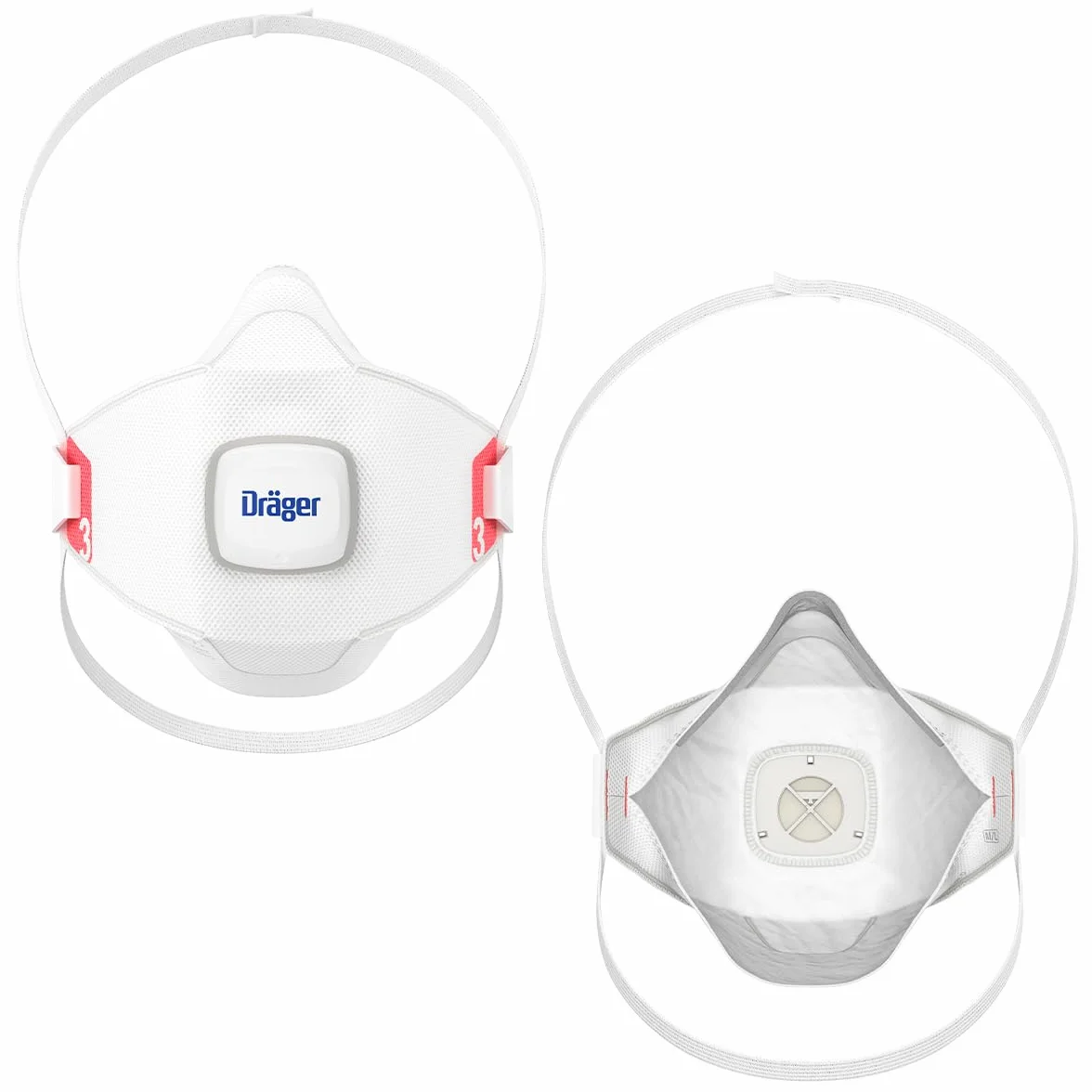 Dräger X-plore 1930 V | 10 masek ochronnych FFP3 z zaworem