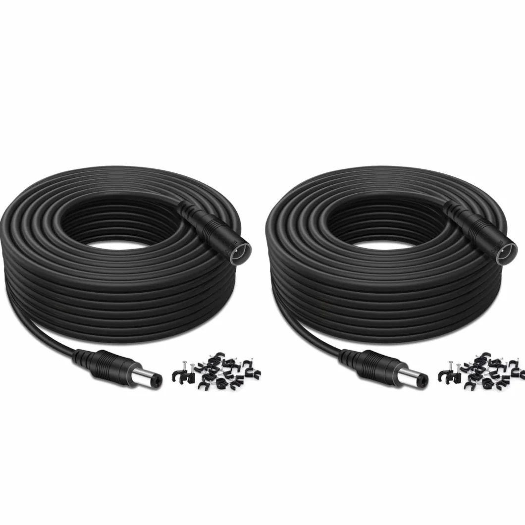Tonton Kabel przedłużający DC 8 m, kabel przyłączeniowy DC do Reolink RLC-410W, E1 Outdoor, RLC-511WA, RLC-510WA, RLC-520A, RLC-510A, RLC-820A, RLC-810A, RLC-810A, RLC-823A, RLC-811A, RLC-811A C-822A