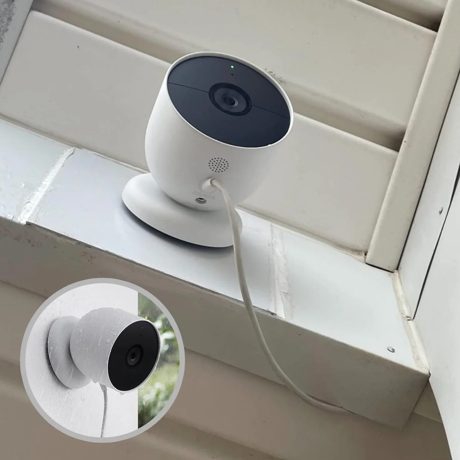 Kabel Ładowania USB Lonnky Kompatybilny z Google Nest Cam (Wersja Bateria), Wytrzymały Design z Czterema Rdzeniami, Przedłużany Kabel Ładowania dla Niezawodnego Zasilania - 6 Metrów