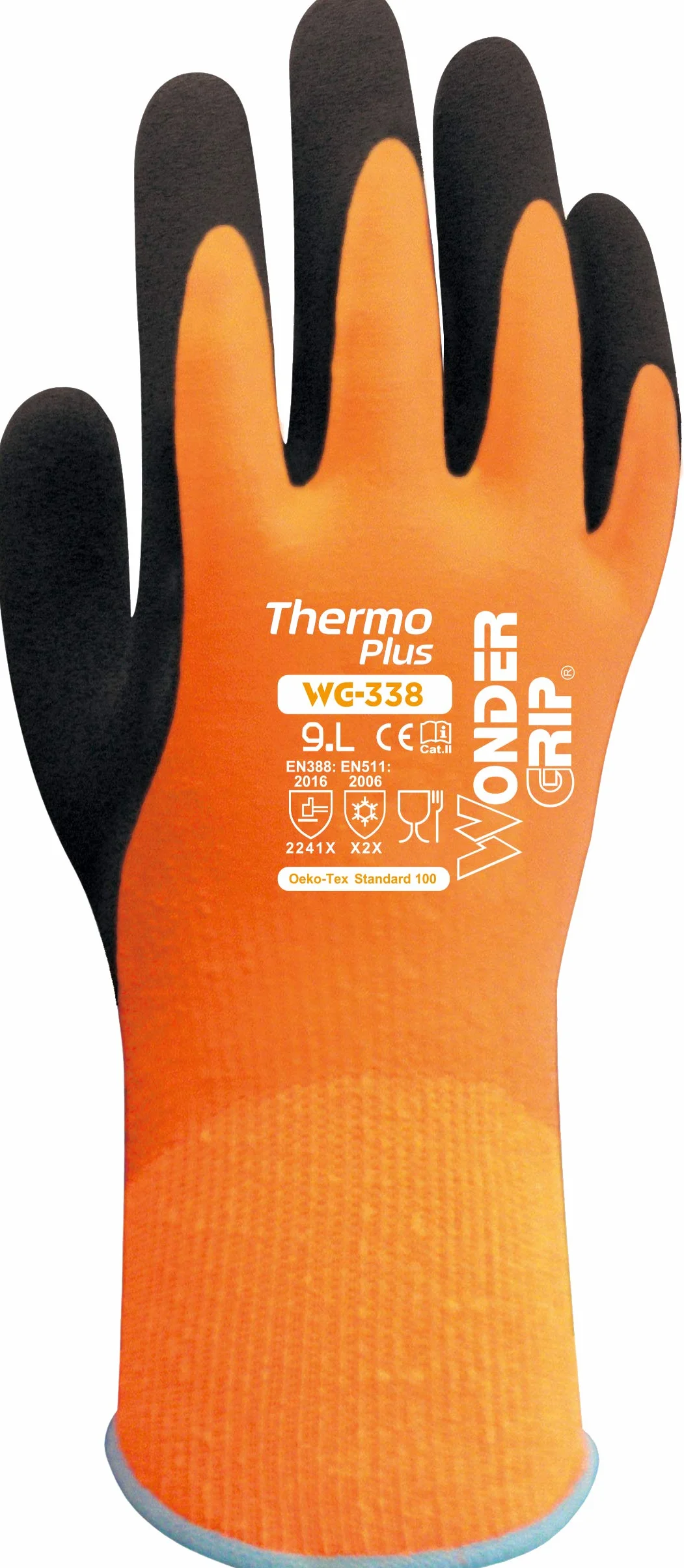 Wonder Grip WG-338 Thermo Plus wodoodporne rękawice z ochroną przed zimnem, rozmiar XXL/11