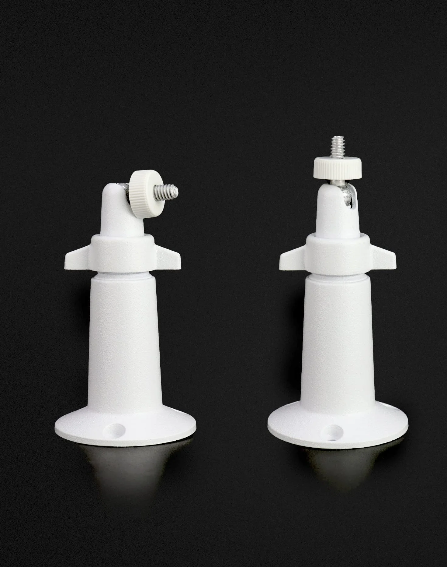QWORK® Zestaw 3 uchwytów ściennych do kamer, biały, regulowany w zakresie 360°, kompatybilne z Arlo, Arlo Pro, Arlo Light, Arlo Go