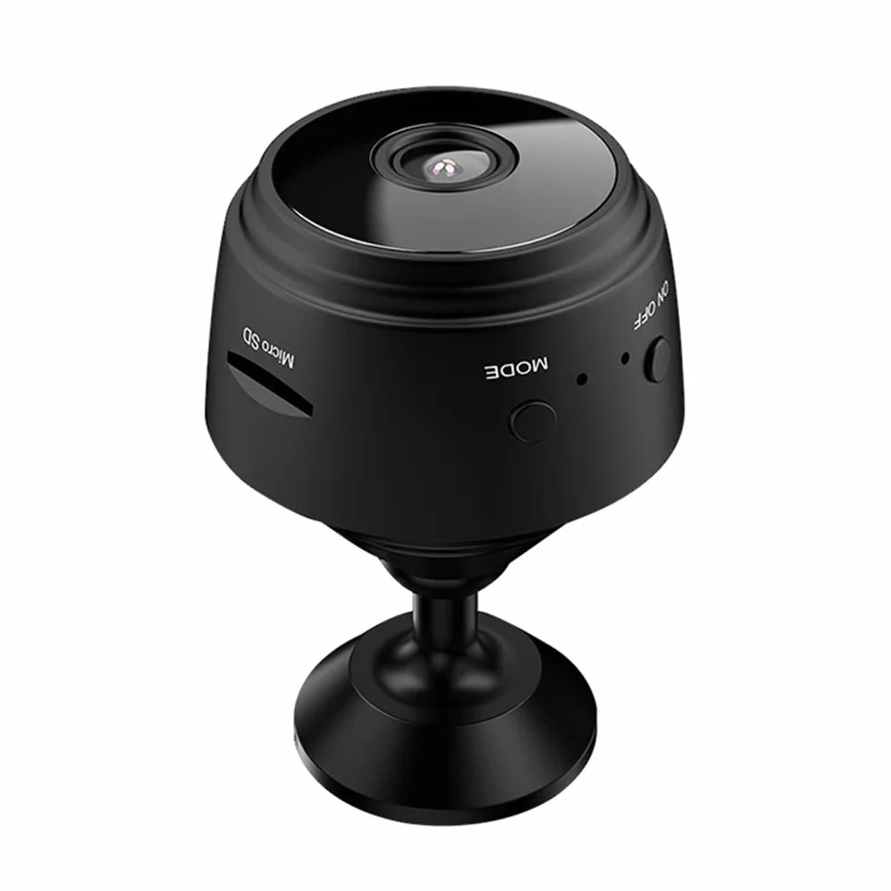 A9 Mini Kamera WiFi 1080p Bezprzewodowa Kamera Bezpieczeństwa Domowego z Wykrywaniem Ruchu, Noktowizorem IR, Zdalnym Monitorowaniem przez Aplikację, 4K/2K/1080p/720p