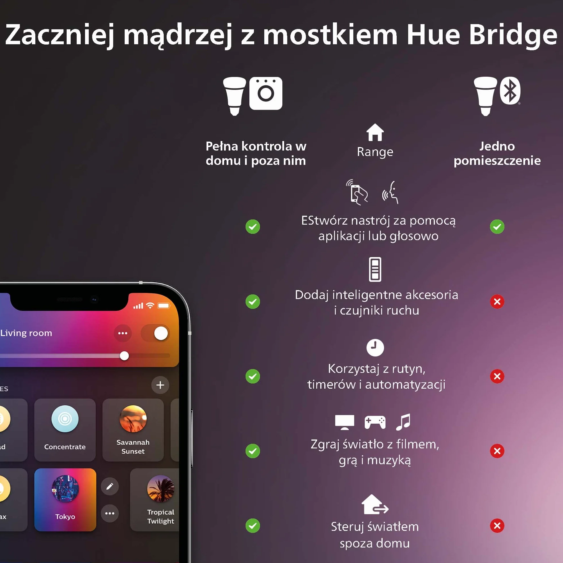Philips Hue Secure Kabel antyupadkowy