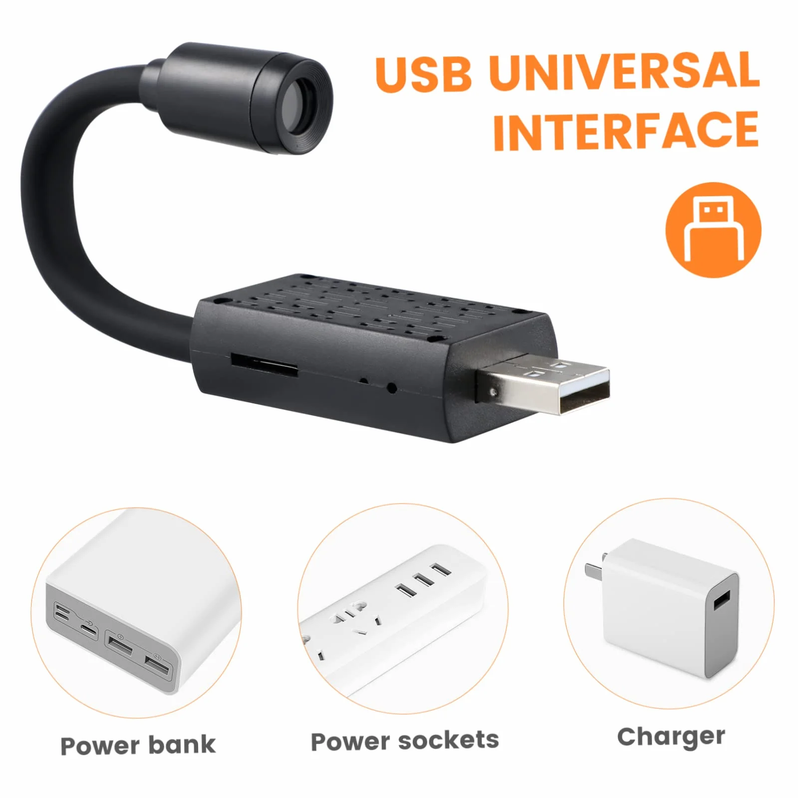 Kamera Bezpieczeństwa z Nocnym Wizorem i Zdalnym Monitorowaniem Inteligentna Kamera Do Domu z Szerokim Kątem Widzenia Zasilana Usb Kamery Do Użytku Wewnętrznego