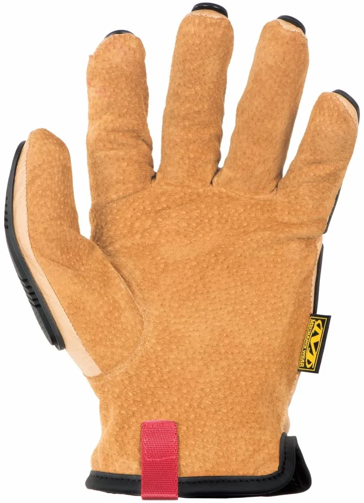 Mechanix Wear: Durahide M-Pact Driver F9-360 skórzane rękawice robocze: dookoła A9 odporność na przecięcie, odporność na ścieranie, ochrona przed uderzeniami (XL, brązowe)