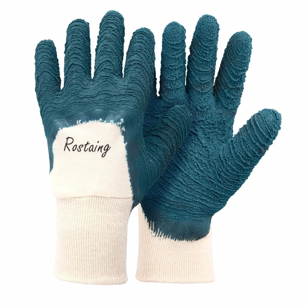 Rostaing PROTECT-IT09 Gants Jardinage des Rosiers et Petits Épineux Nieperméable Latex Épais Taille 09 rękawiczki, Vert Bleu, 9