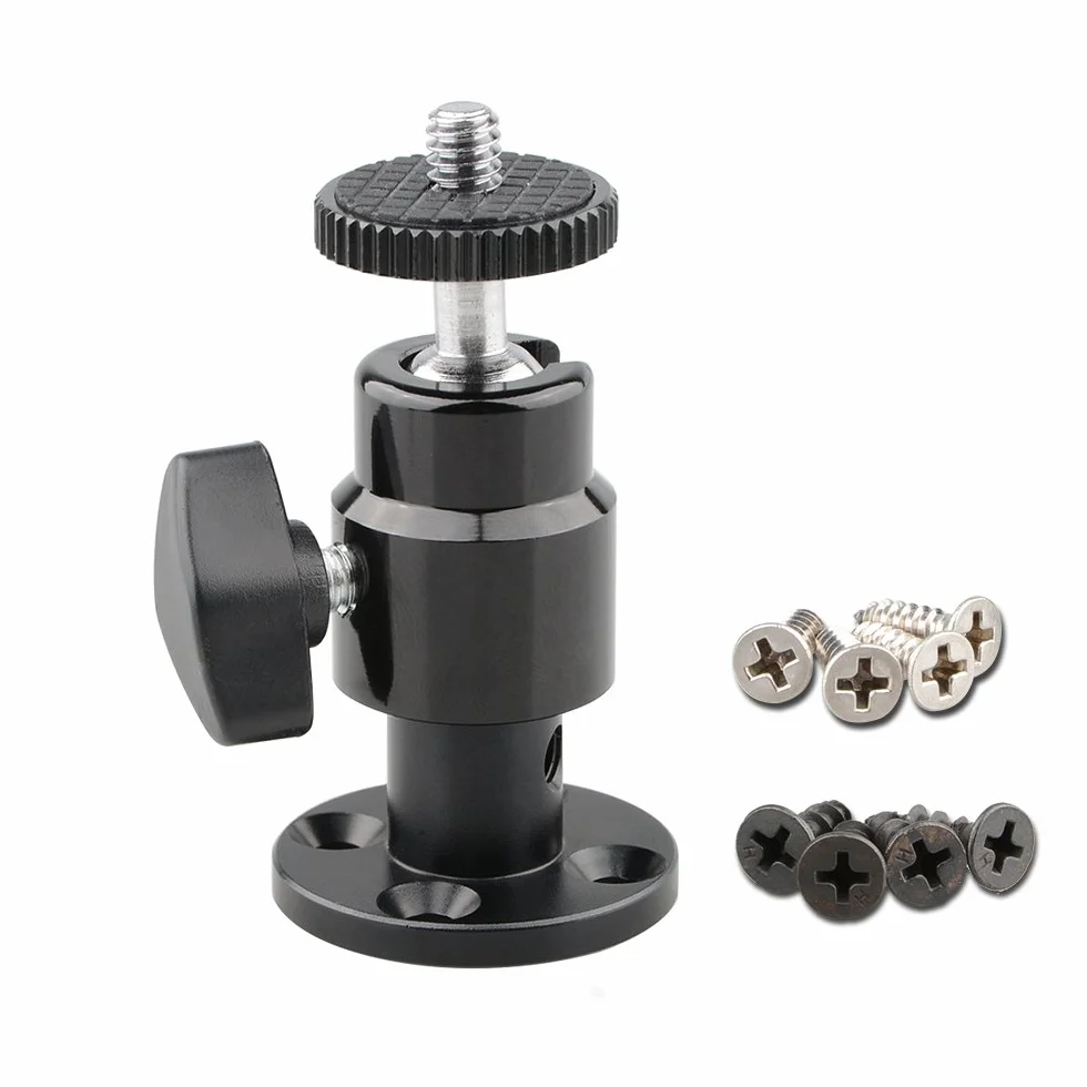 CAMVATE Akcesoria do fotografii Montaż ścienny na suficie do studia fotograficznego z gwintem 1/4"-20 do monitora i CCTV DVR System nadzoru do instalacji domowej