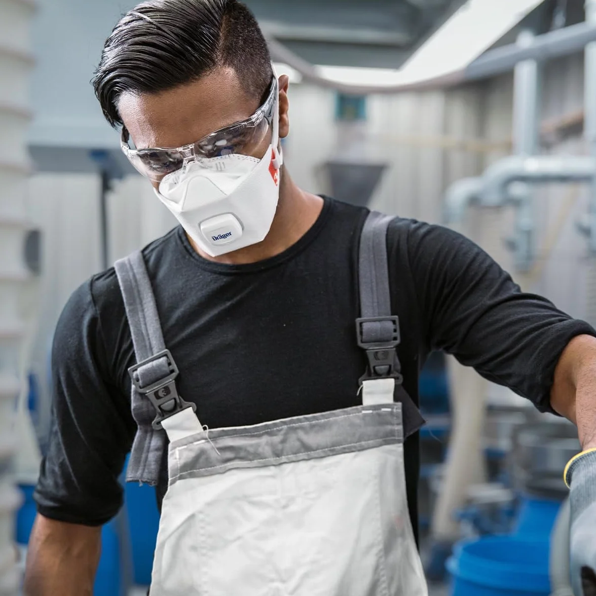 Dräger X-plore 1930 V | 10 masek ochronnych FFP3 z zaworem