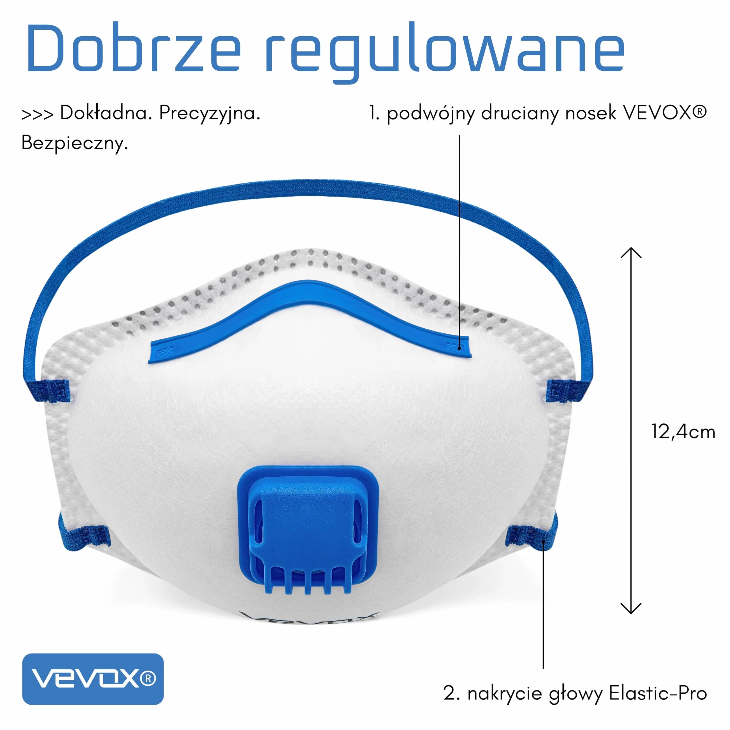 VEVOX® Respirator FFP3, FFP2, FFP1, A1P2 lub ABEK1P2 - w zestawach po 5, 10 lub 20 sztuk - Maska przeciwgazowa - - Maska malarska - Przemysłowa maska ochronna