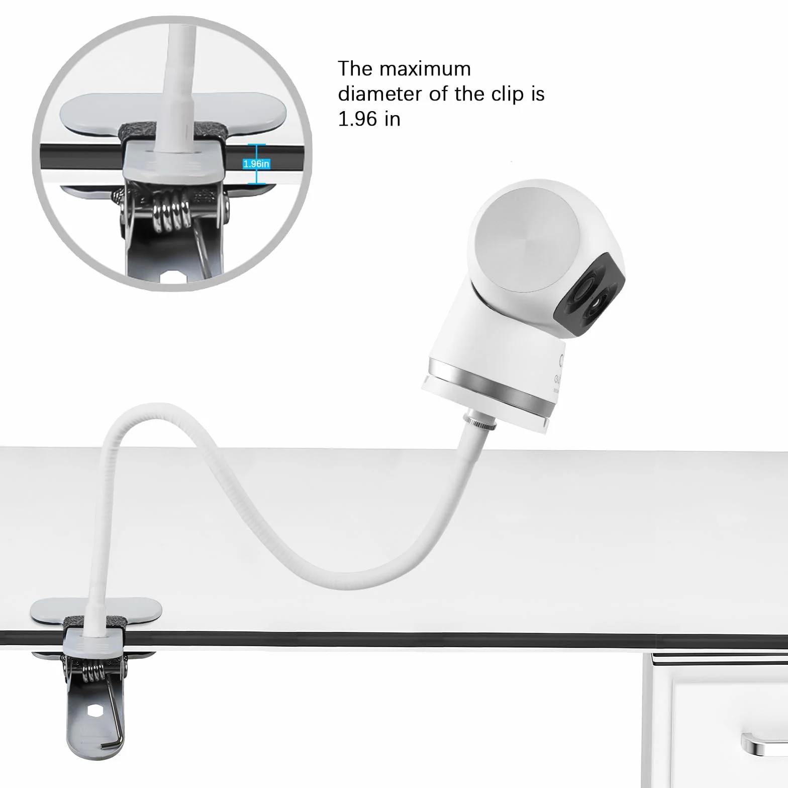 HOLACA Uchwyt na kamerę do eufy Security Indoor Cam S350 (nakładany stojak)