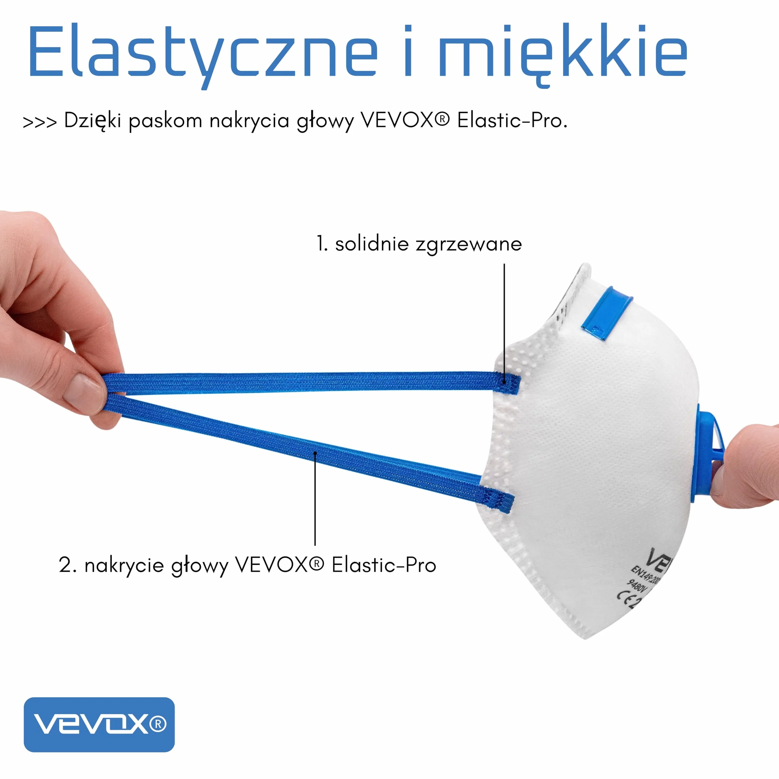 VEVOX® Respirator FFP3, FFP2, FFP1, A1P2 lub ABEK1P2 - w zestawach po 5, 10 lub 20 sztuk - Maska przeciwgazowa - - Maska malarska - Przemysłowa maska ochronna