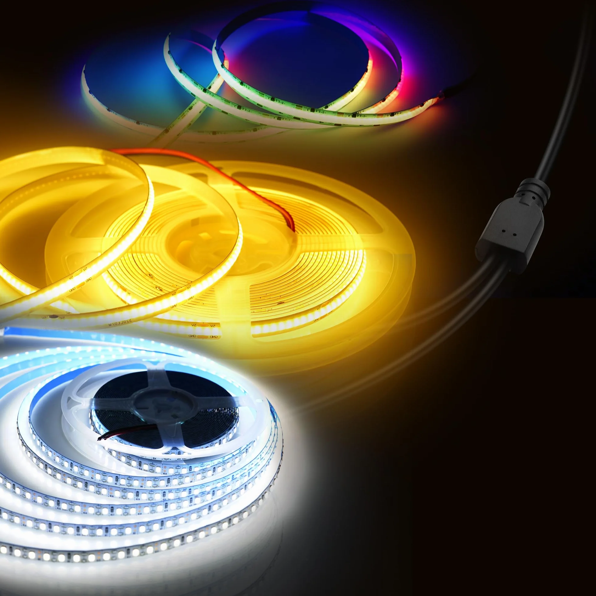 Kabel rozdzielający Y DC 5,5 x 2,1 mm 1 do 2-drożny kabel rozdzielający 1 wtyczka do 1 wtyczki i 1 gniazda, do kamer CCTV DVR, paski świetlne LED 30 cm (2 sztuki)