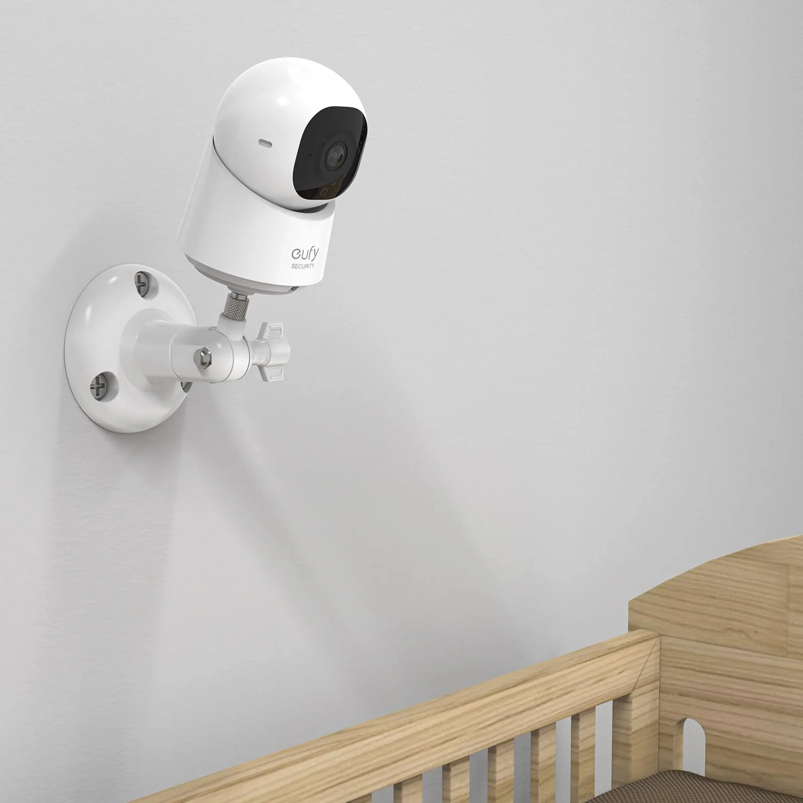 HOLACA Uchwyt ścienny kompatybilny z eufy Security Indoor Cam C210/C220/E30 (kamera nie wchodzi w zakres dostawy), uchwyt ścienny