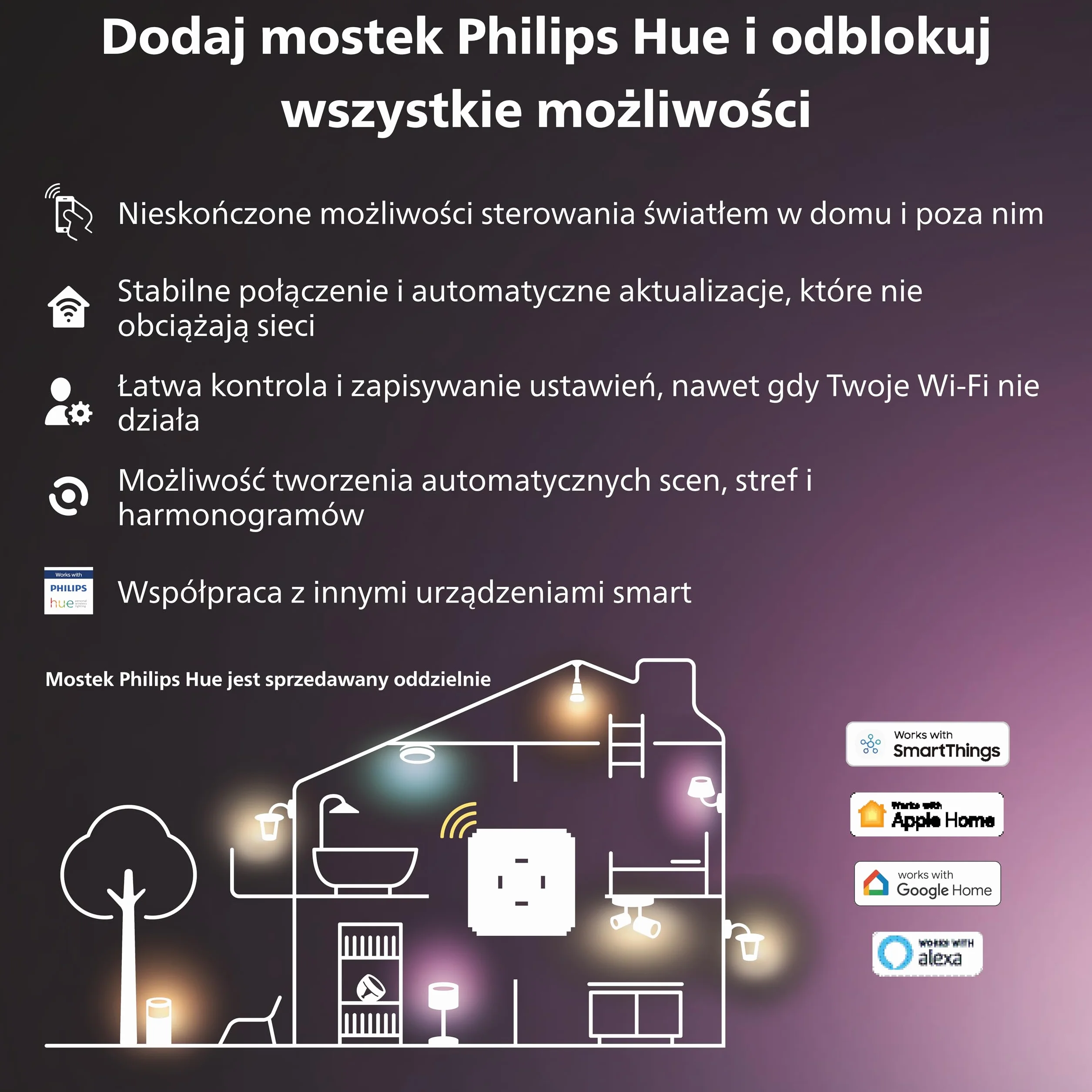 Philips Hue Secure Kabel antyupadkowy