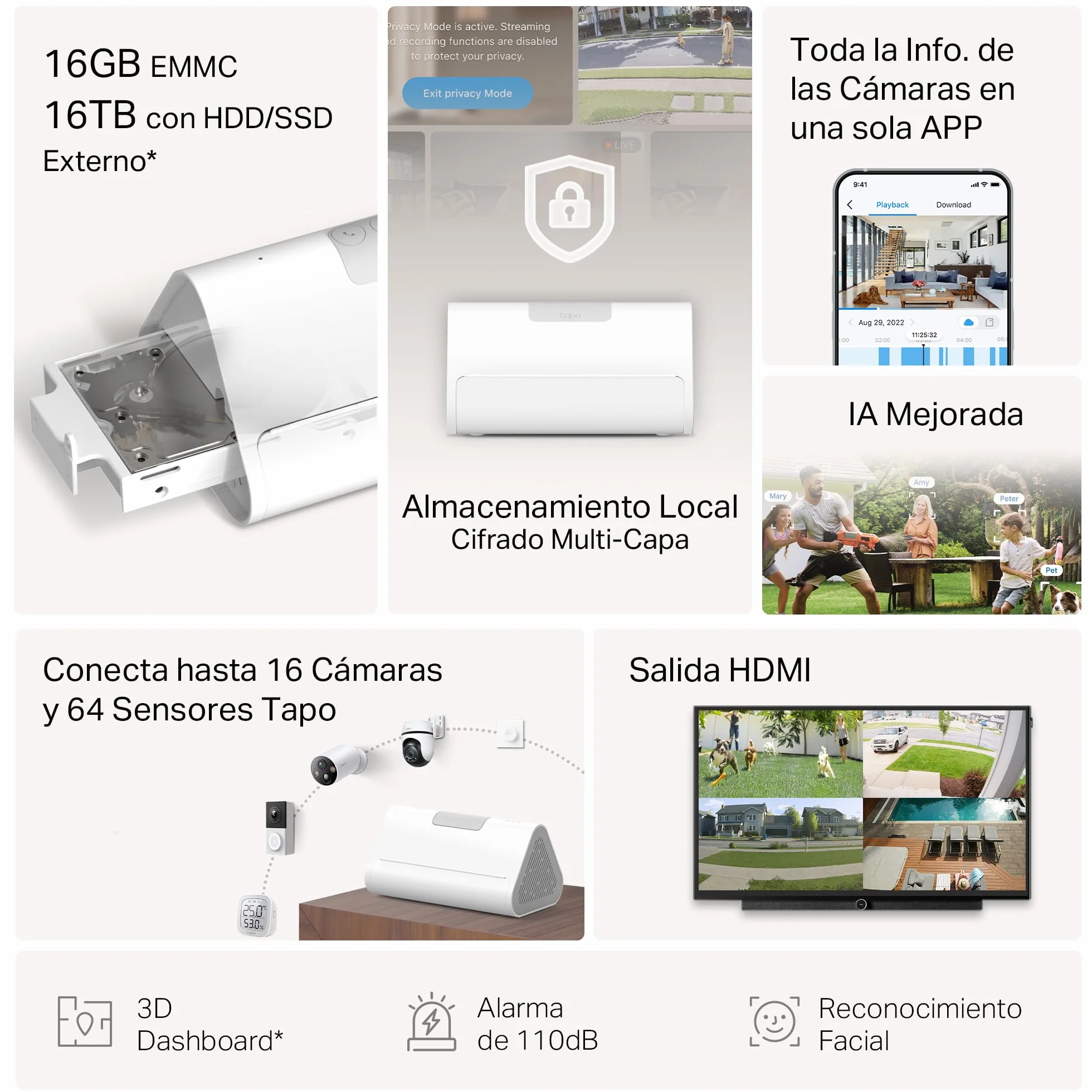 TP-Link Tapo H500 – Inteligentna centrala do urządzeń Tapo, obsługa Sub-GHz i 2.4GHz, lokalne i chmurowe sterowanie, automatyzacje – idealna do bezpiecznego smart domu